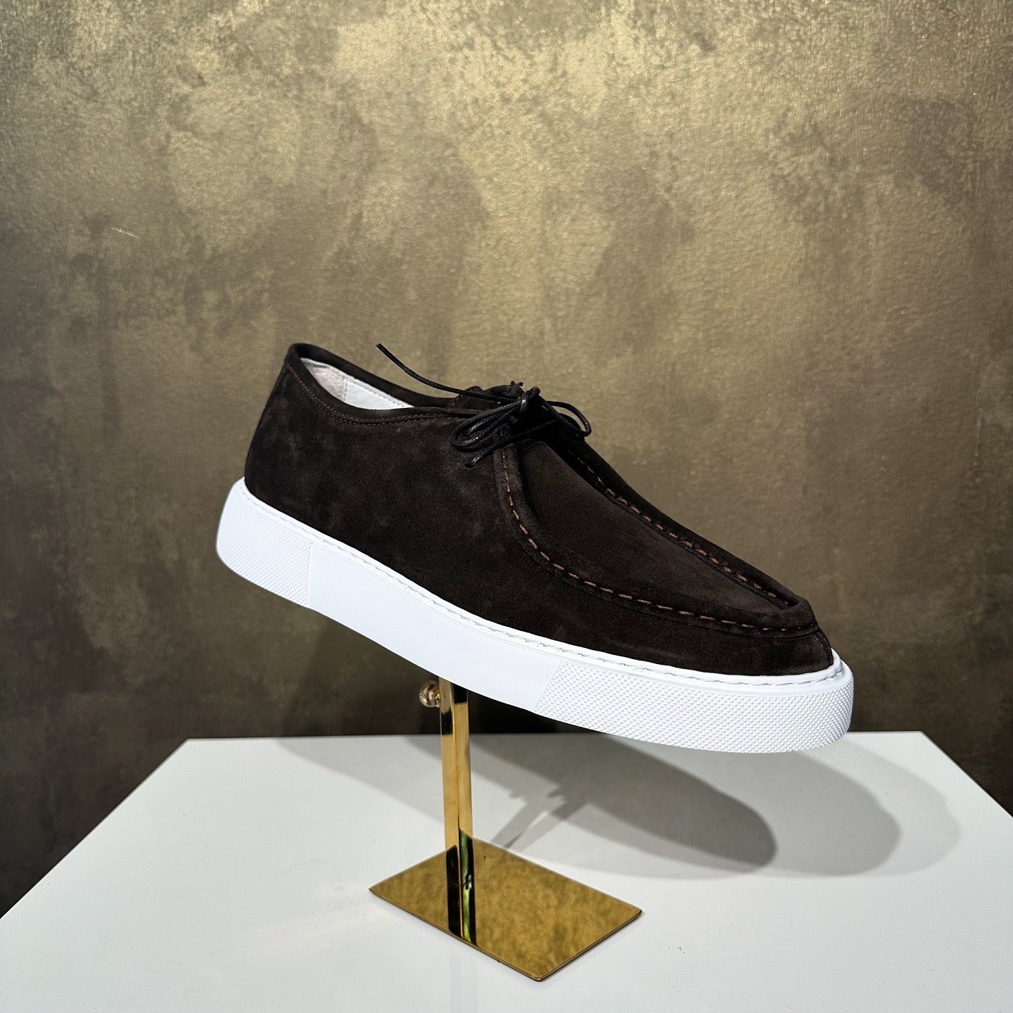 (VERNIEUWD) Suède Derby High Loafers