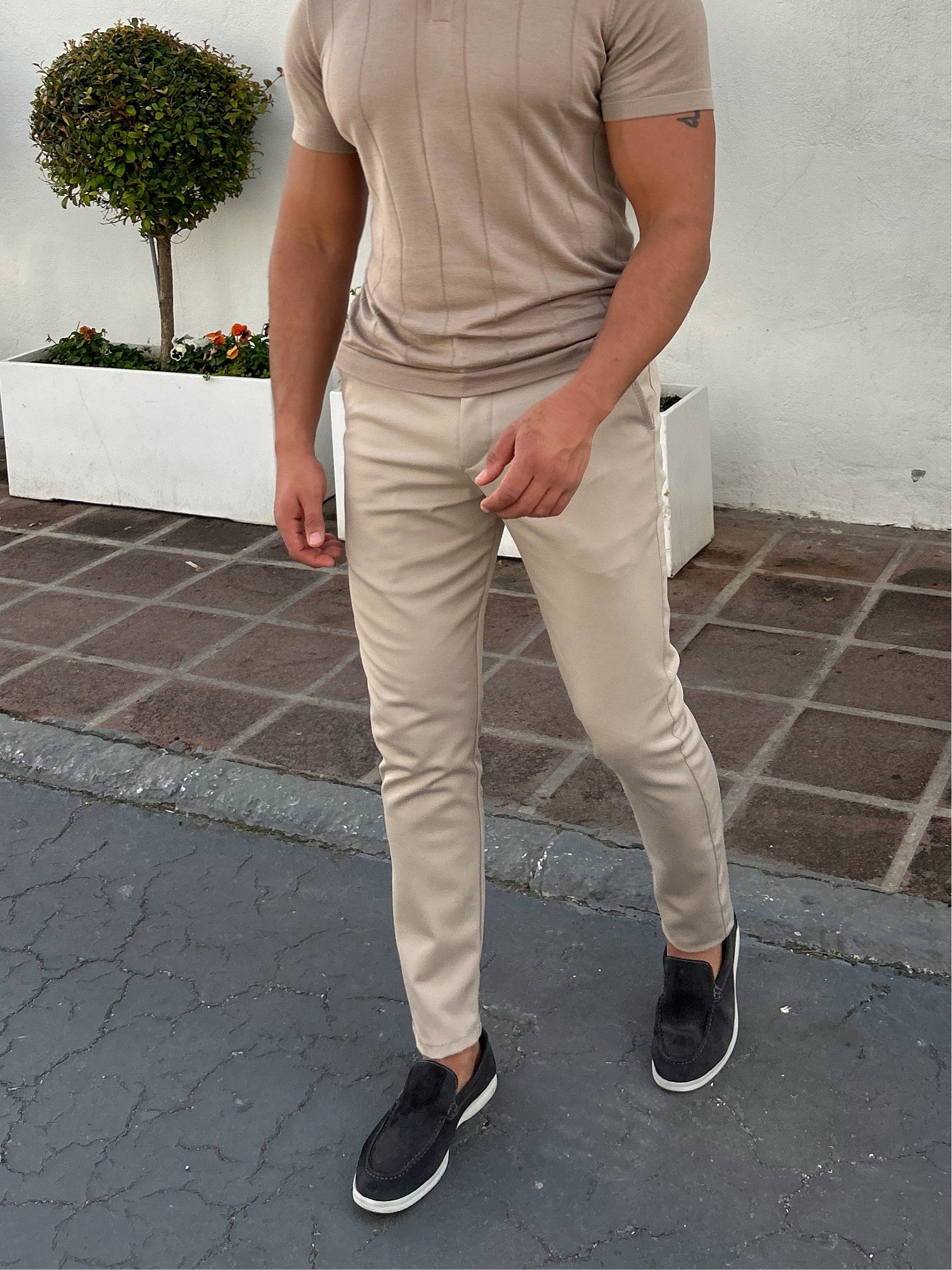 Comfort Slim Fit Pantalon