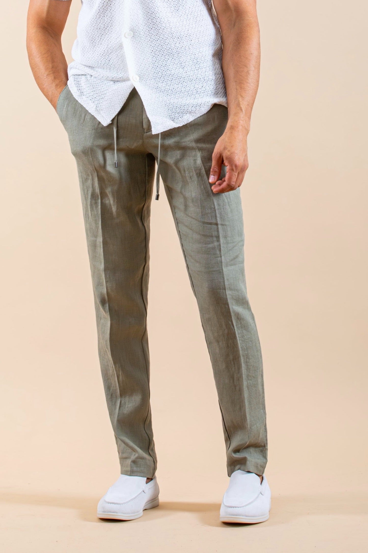 Linnen Beach Casual Pantalon