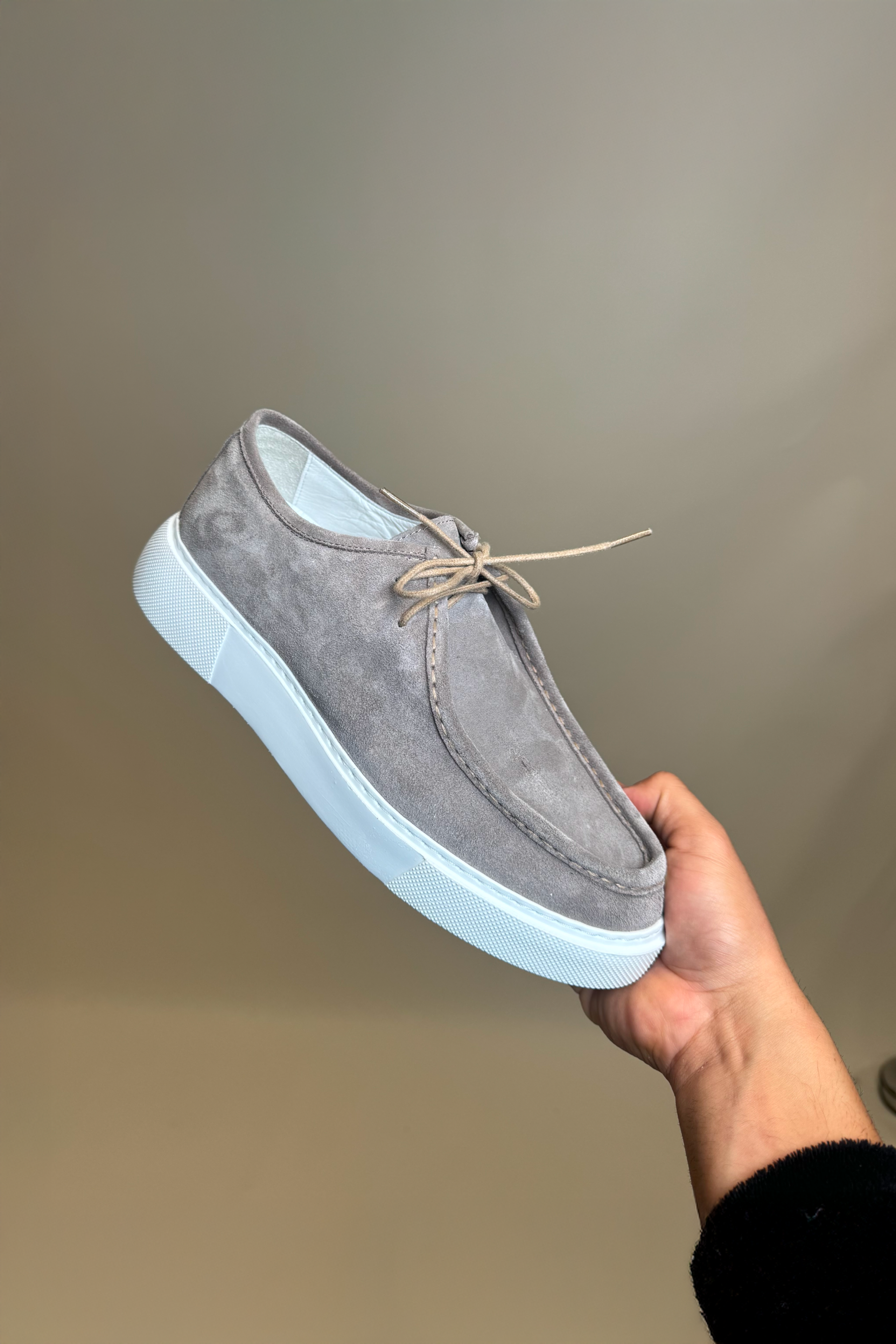 (VERNIEUWD) Suède Derby High Loafers