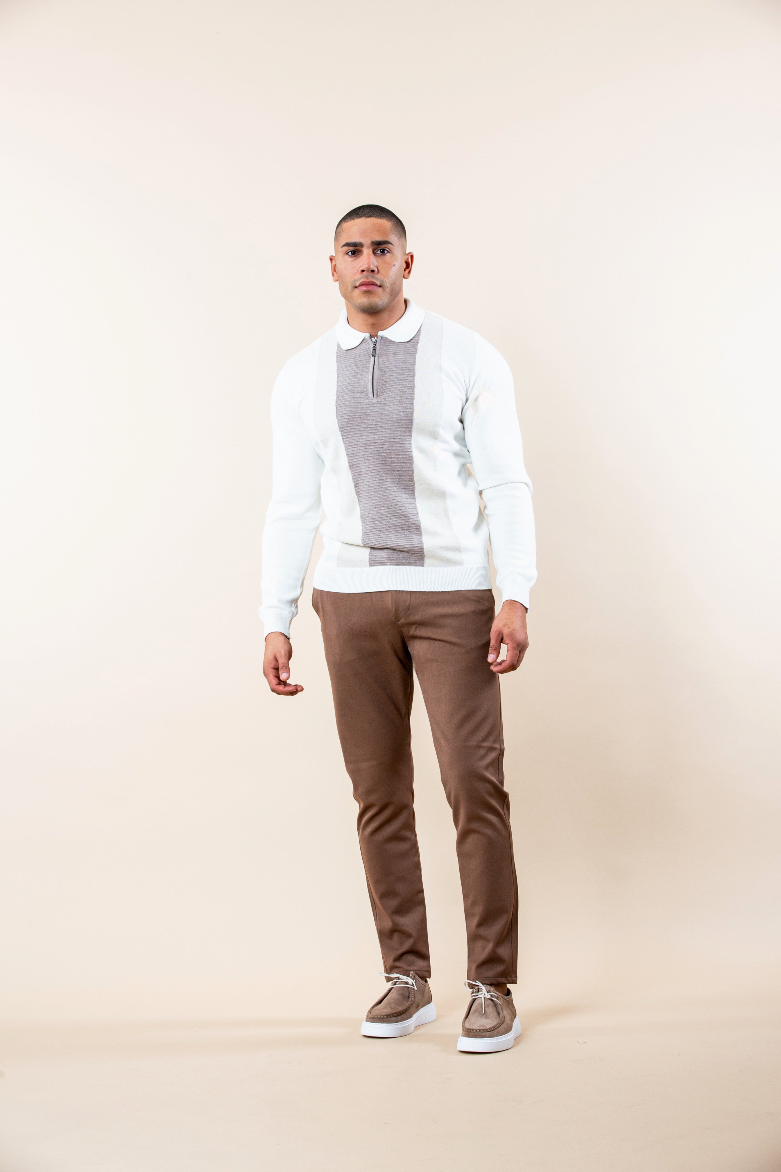 Triple Voyager Half-Zip Longsleeve Polo