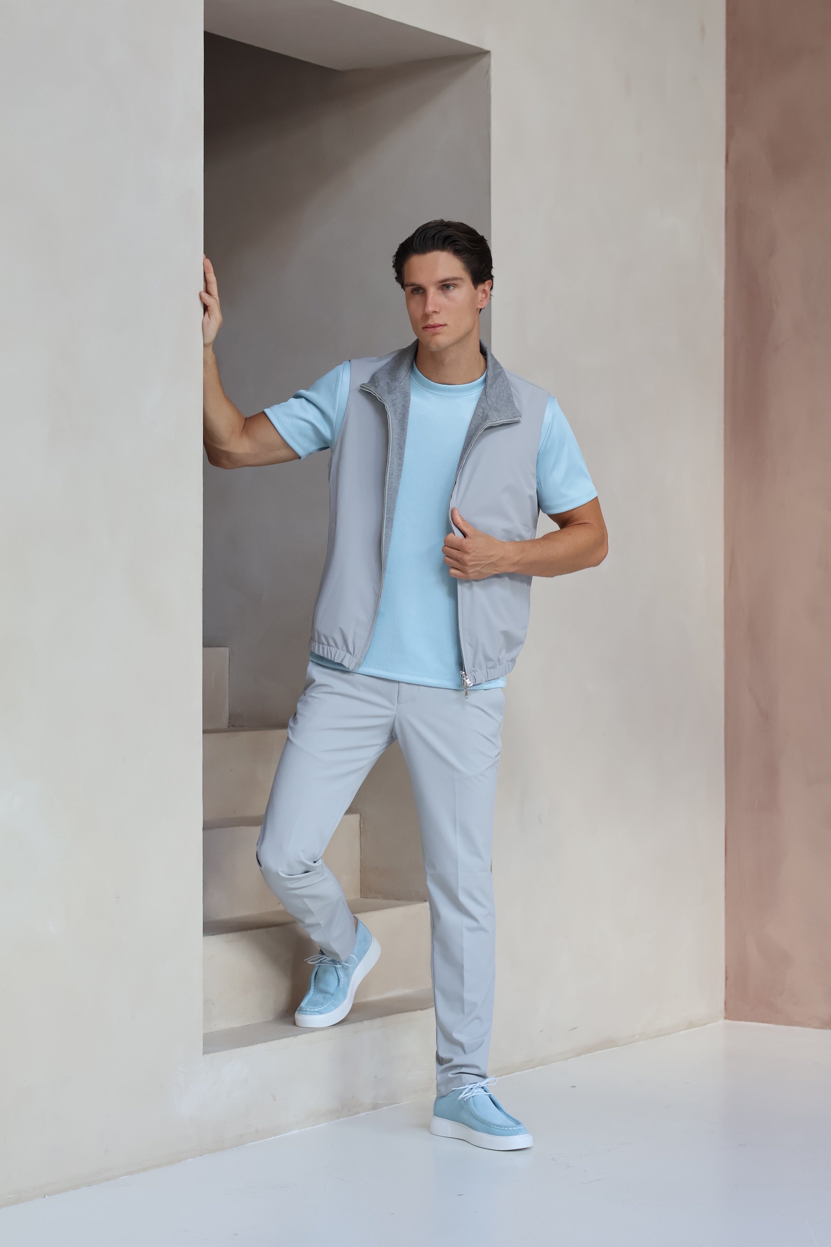 TWEEZIJDIGE JOGGER BODYWARMER