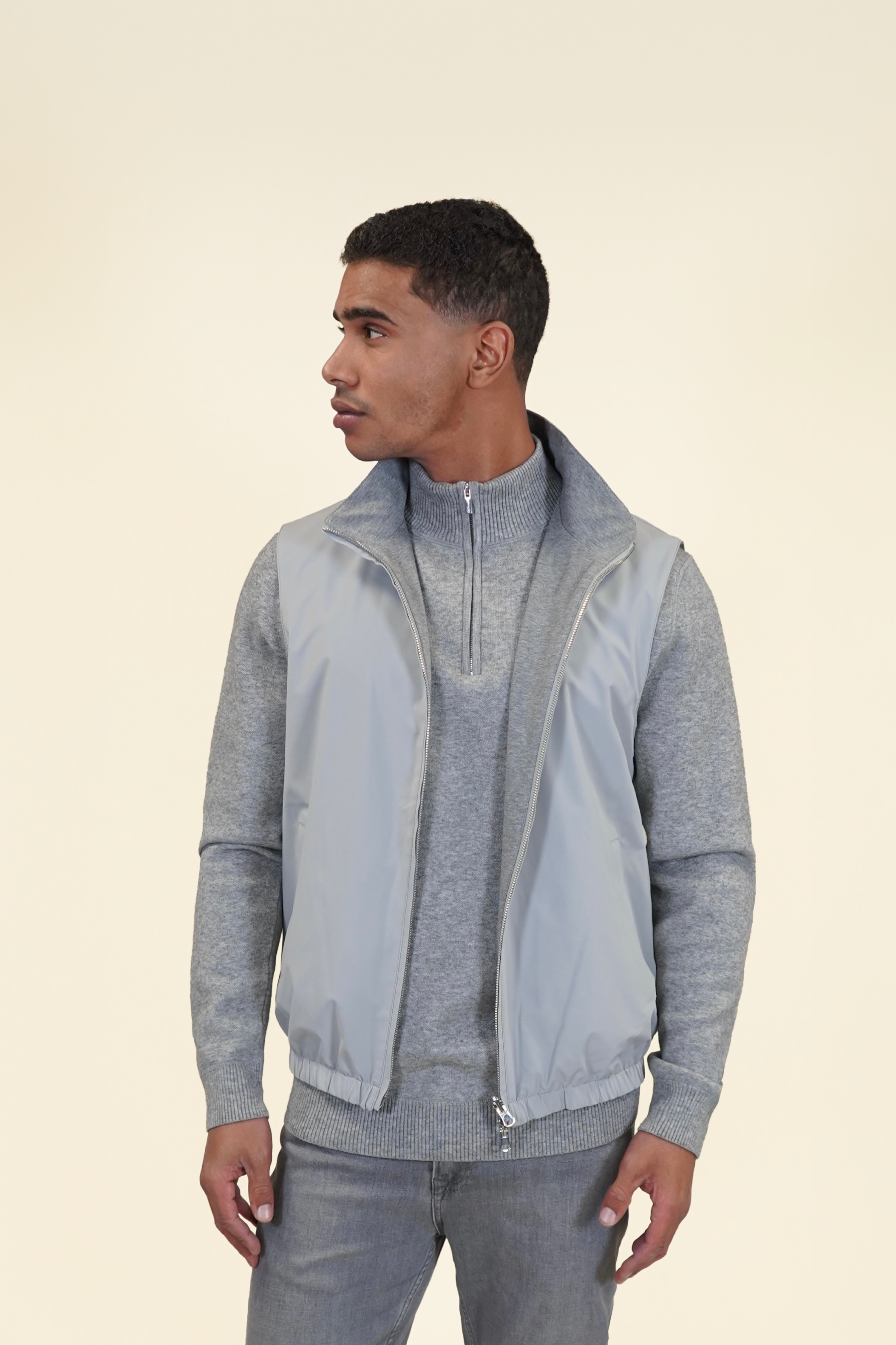 TWEEZIJDIGE JOGGER BODYWARMER