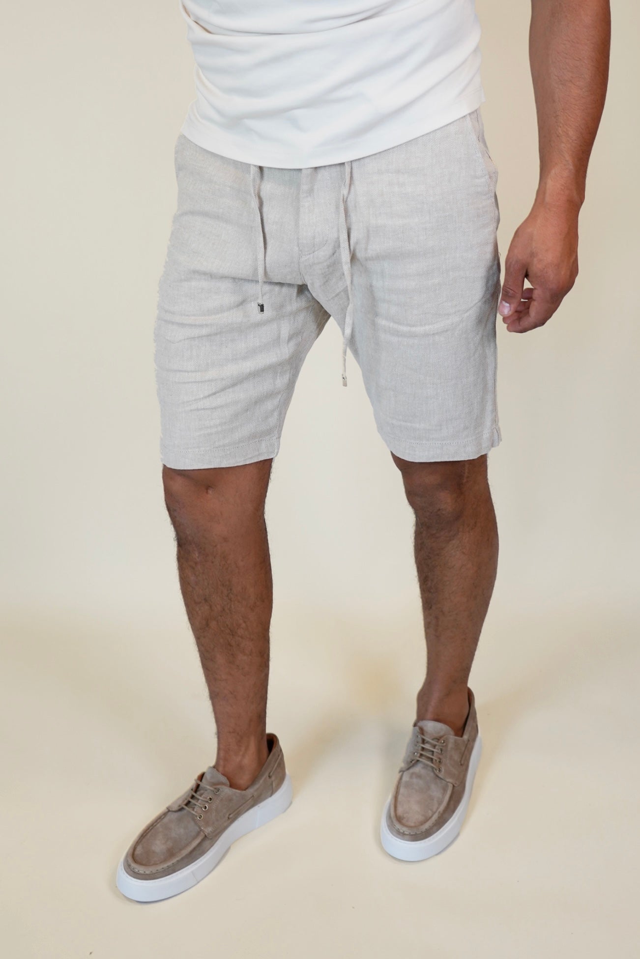LINNEN GOLF SHORTS
