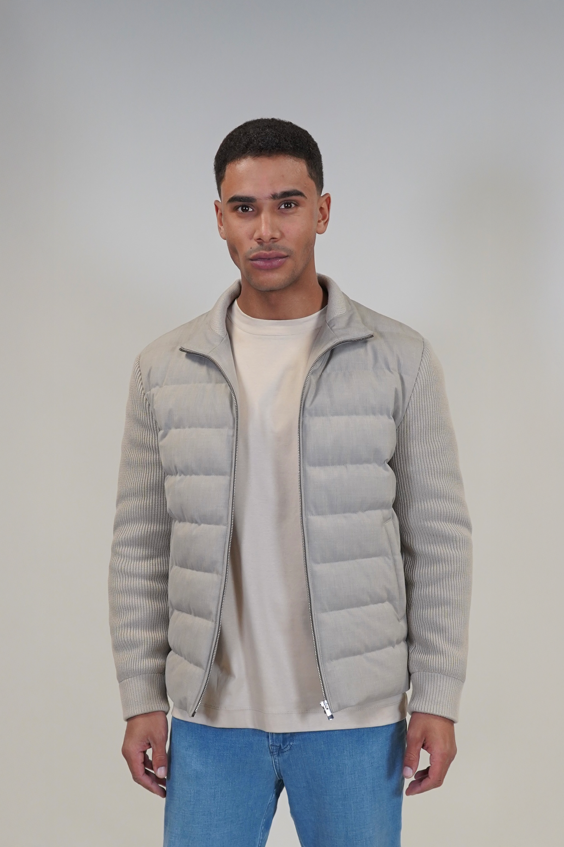 Hybrid Puffer Jas