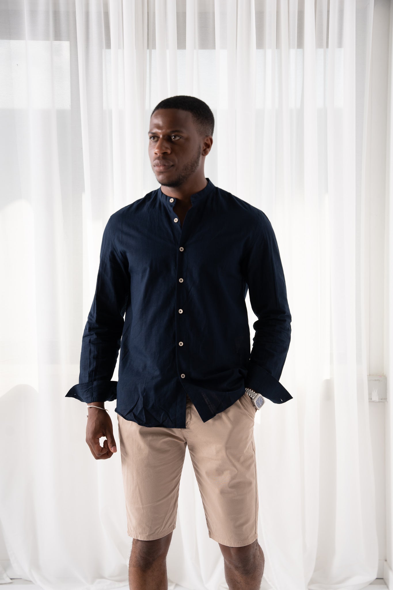 Button Up Beach Blouse