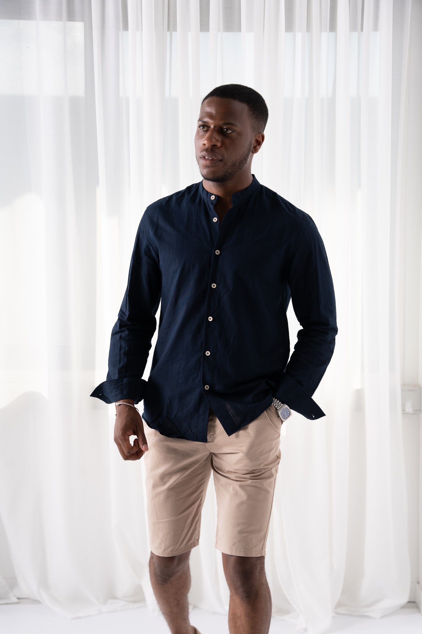 Button Up Beach Blouse