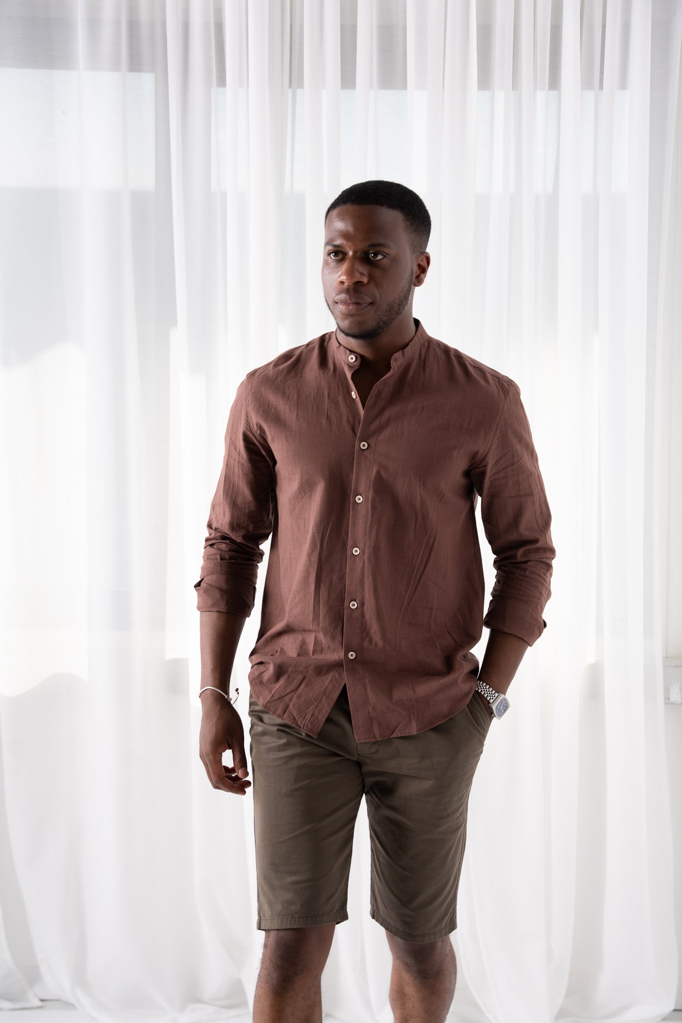 Button Up Beach Blouse