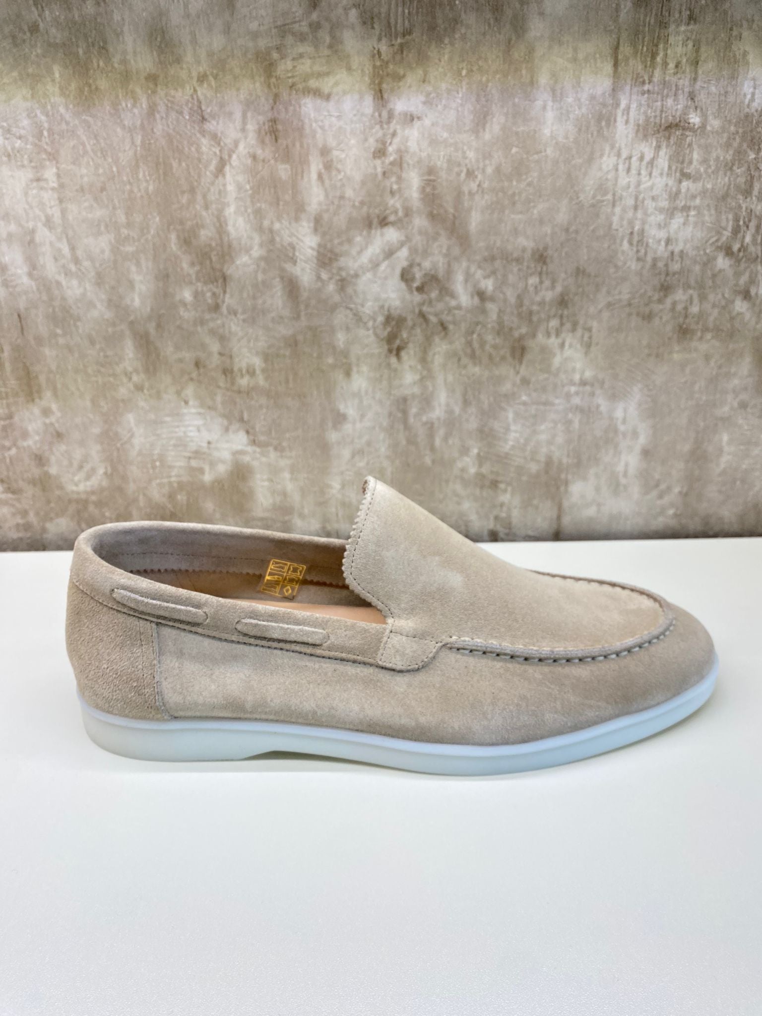 Slip-on Yacht loafers - Zandkleurig