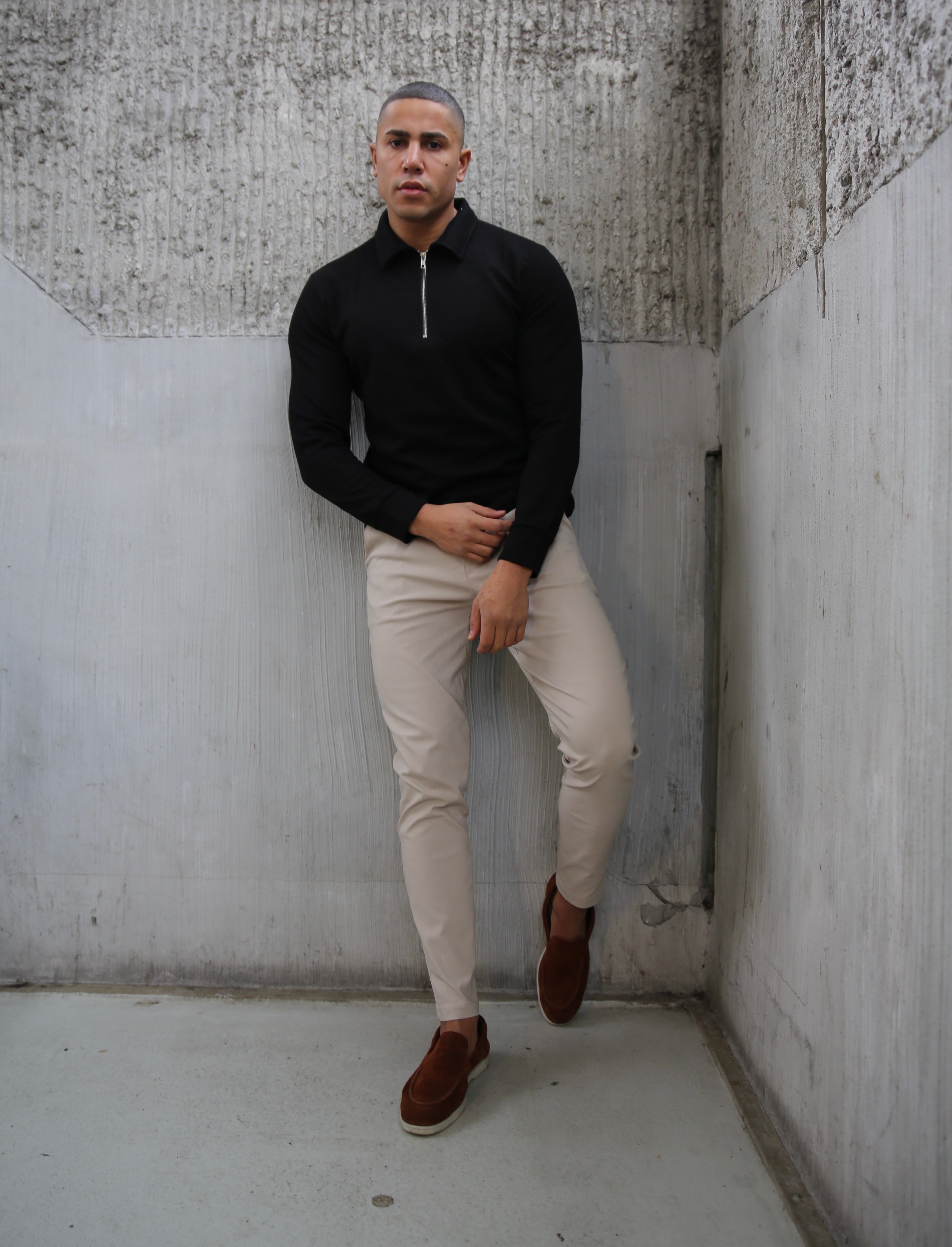 Zipper longsleeve pull