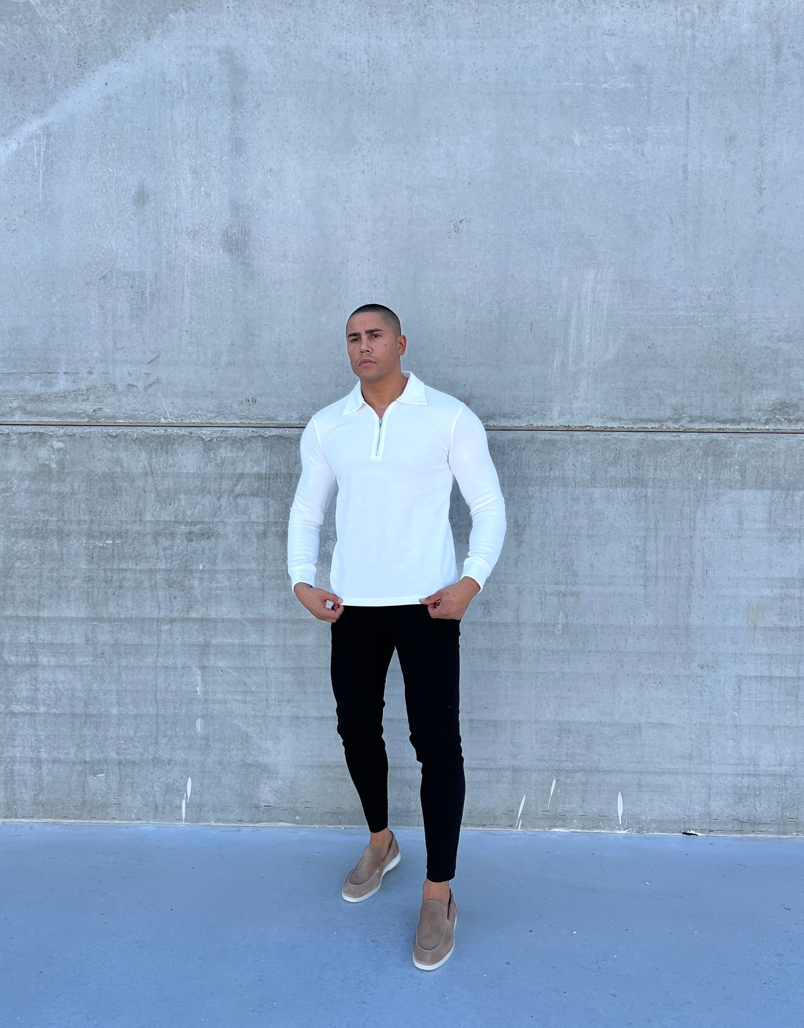 Zipper longsleeve pull