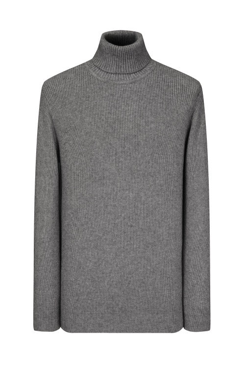 WOOL ribgebreide coltrui