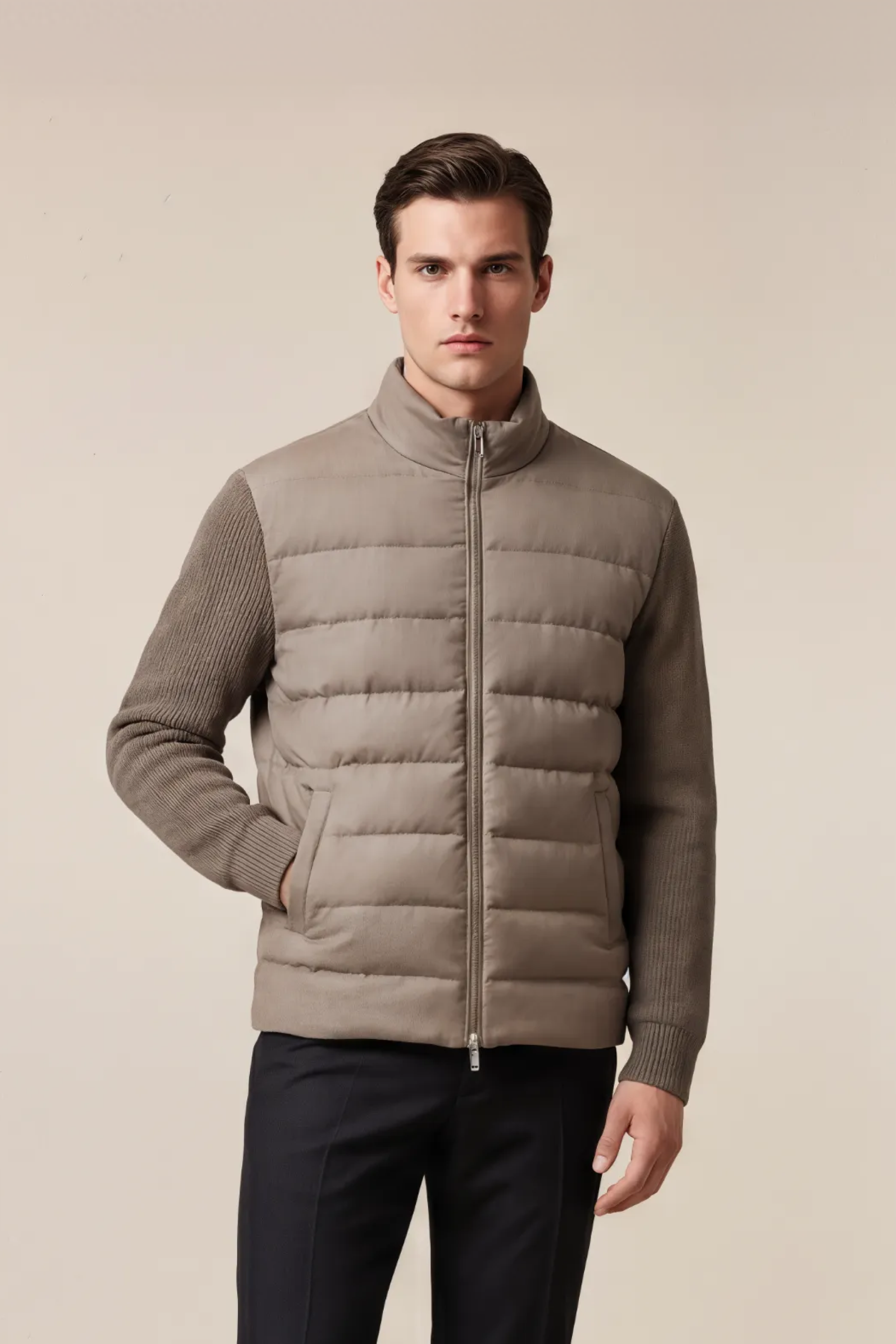 Hybrid Puffer Jas