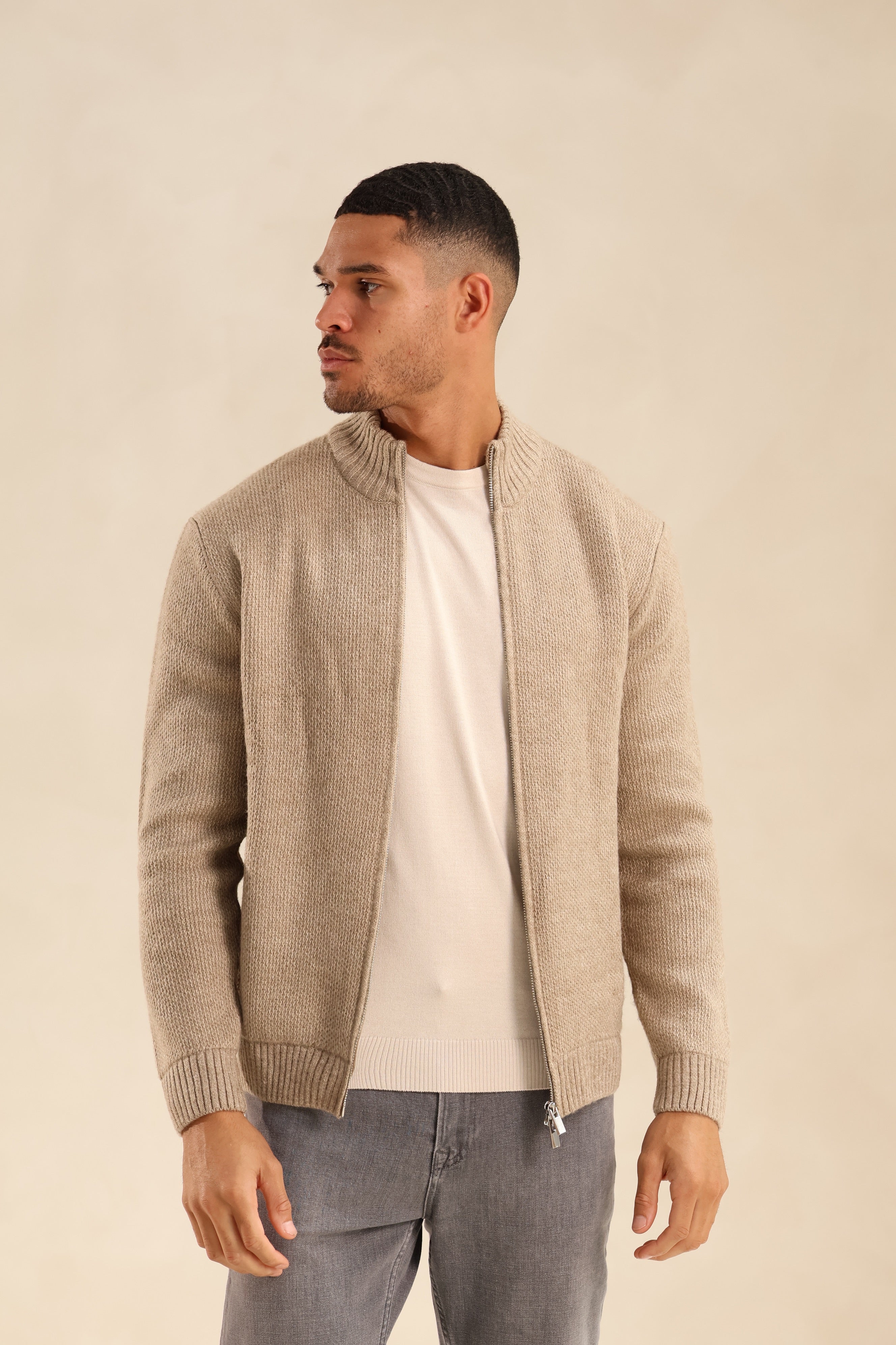 WOOL RIBBED VEST