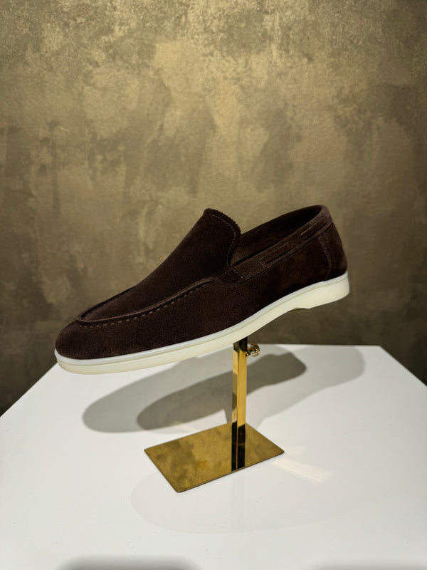 Slip-on Yacht loafers - Donkerbruin