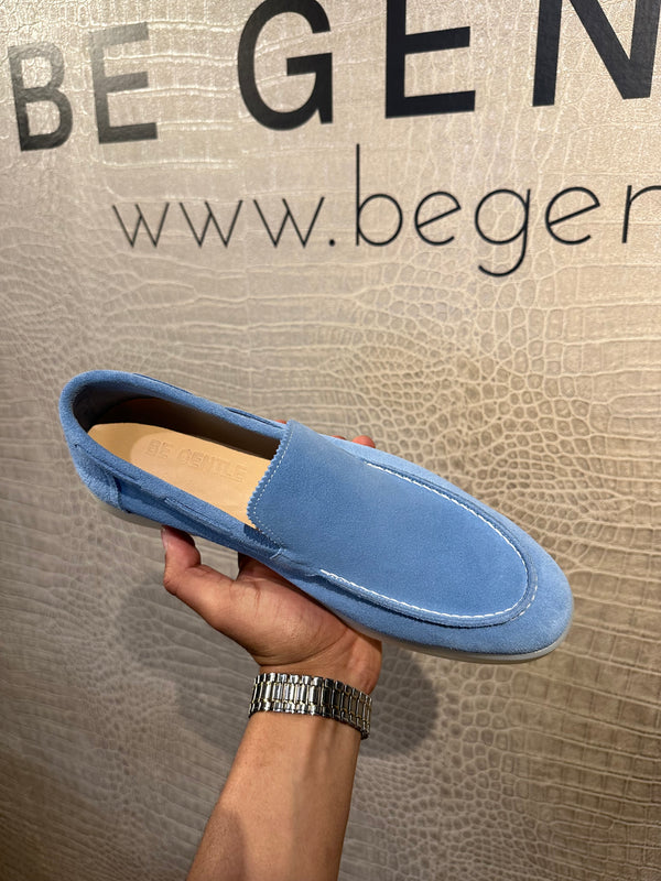 Slip-on Yacht loafers - Sky Lichtblauw