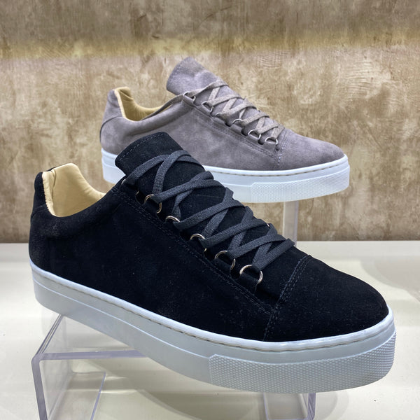 Black suede sneakers store mens