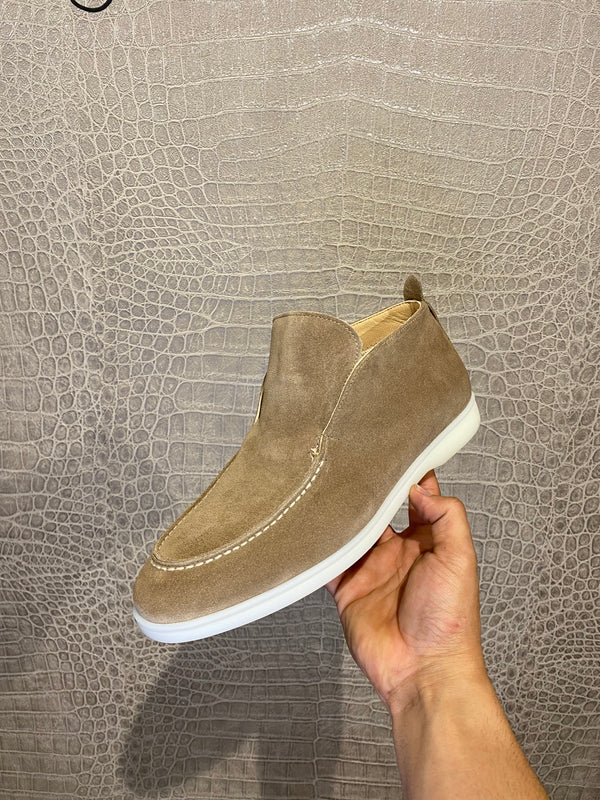 Slip-on Yacht loafers High - Beige