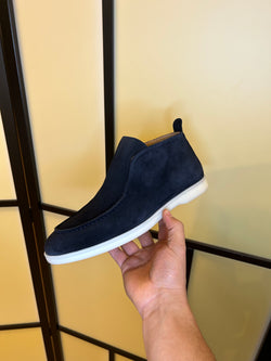 Slip-on Yacht loafers High - Navy