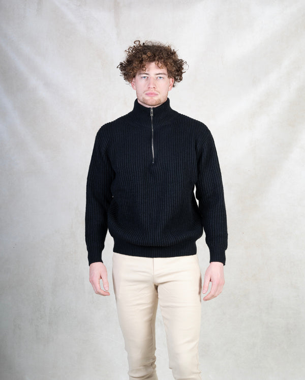 Half-Zip WOOL Sweater